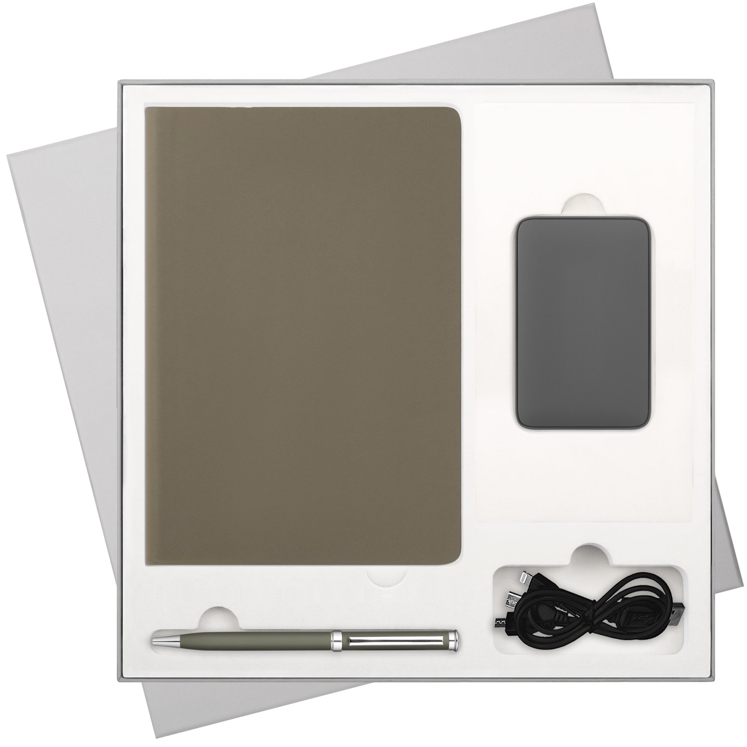 Spark Corporate Gift Set (Notebook, Pen, Power Bank)