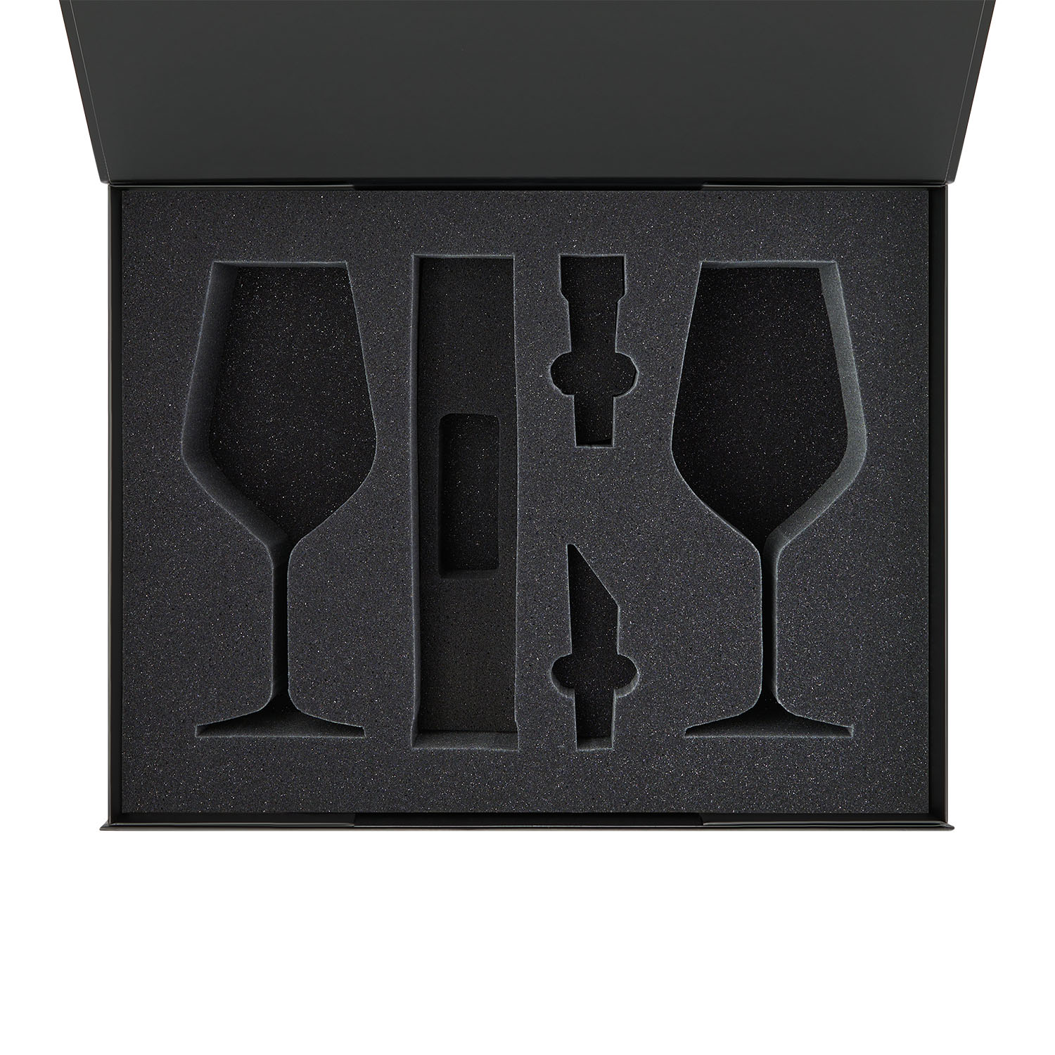 Ложемент под 2 бокала для вина + набор для вина Sacramento в большую коробку-трансформер (арт. 695722)