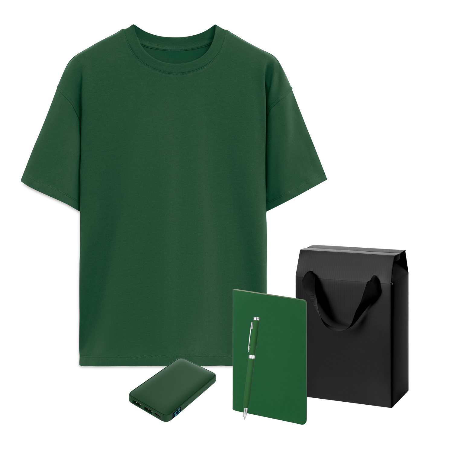 RUST Clothing Set (T-shirt, Power Bank, Notebook, Pen), 3XL/4XL