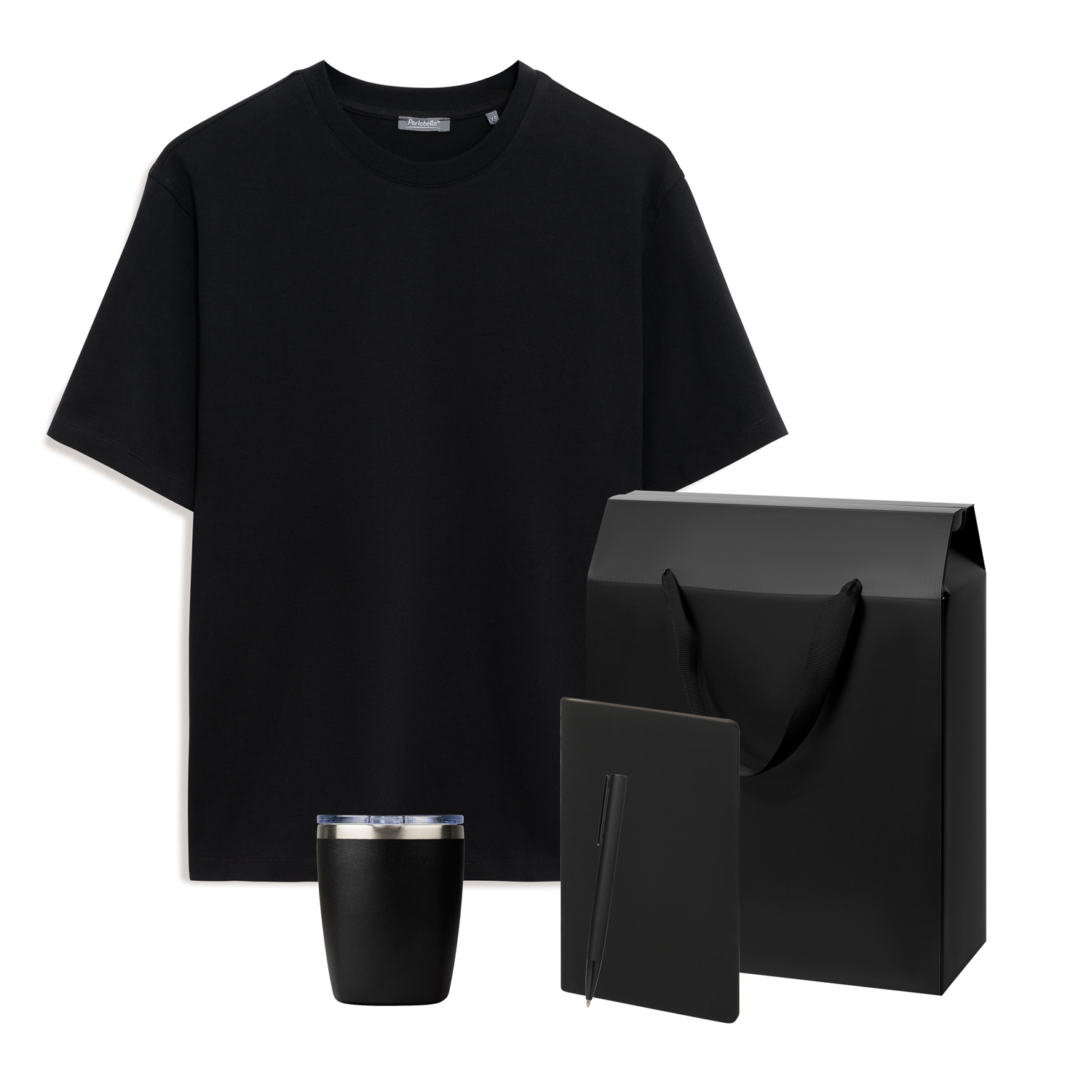 RUST Apparel Set (T-shirt, Thermocup, Notebook, Pen), XL