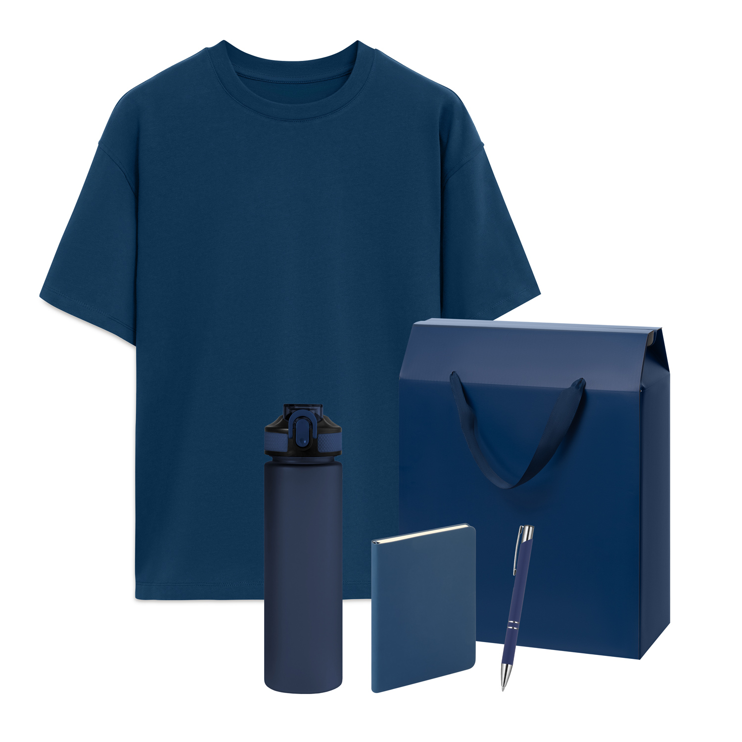 RUST Clothing Set (T-shirt, Bottle, Notebook, Pen), 3XL/4XL