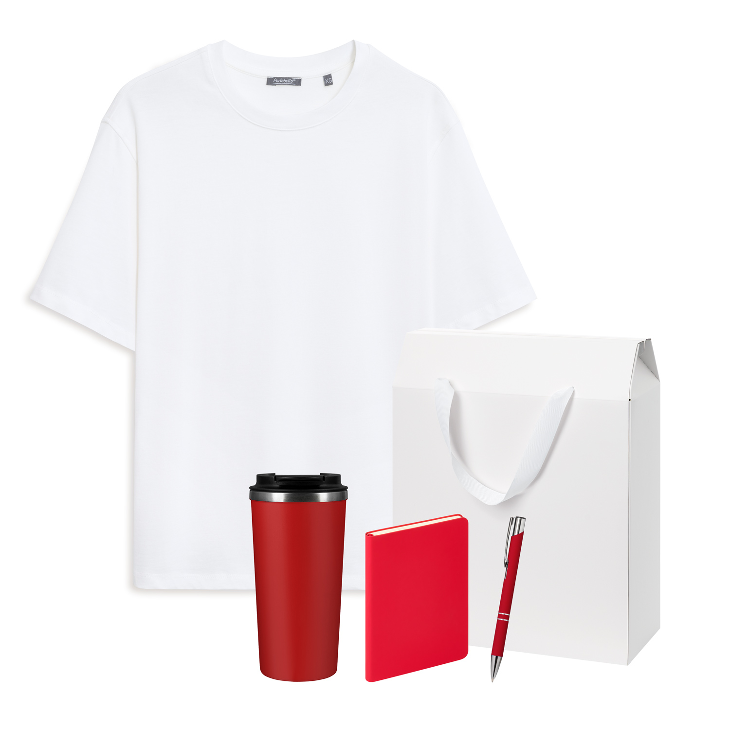 RUST Corporate Gift Set (T-shirt, Thermos Mug, Notebook, Pen), 3XL/4XL