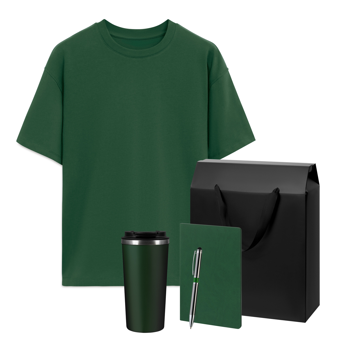 RUST Clothing Set (T-shirt, Thermocup, Notebook, Pen)