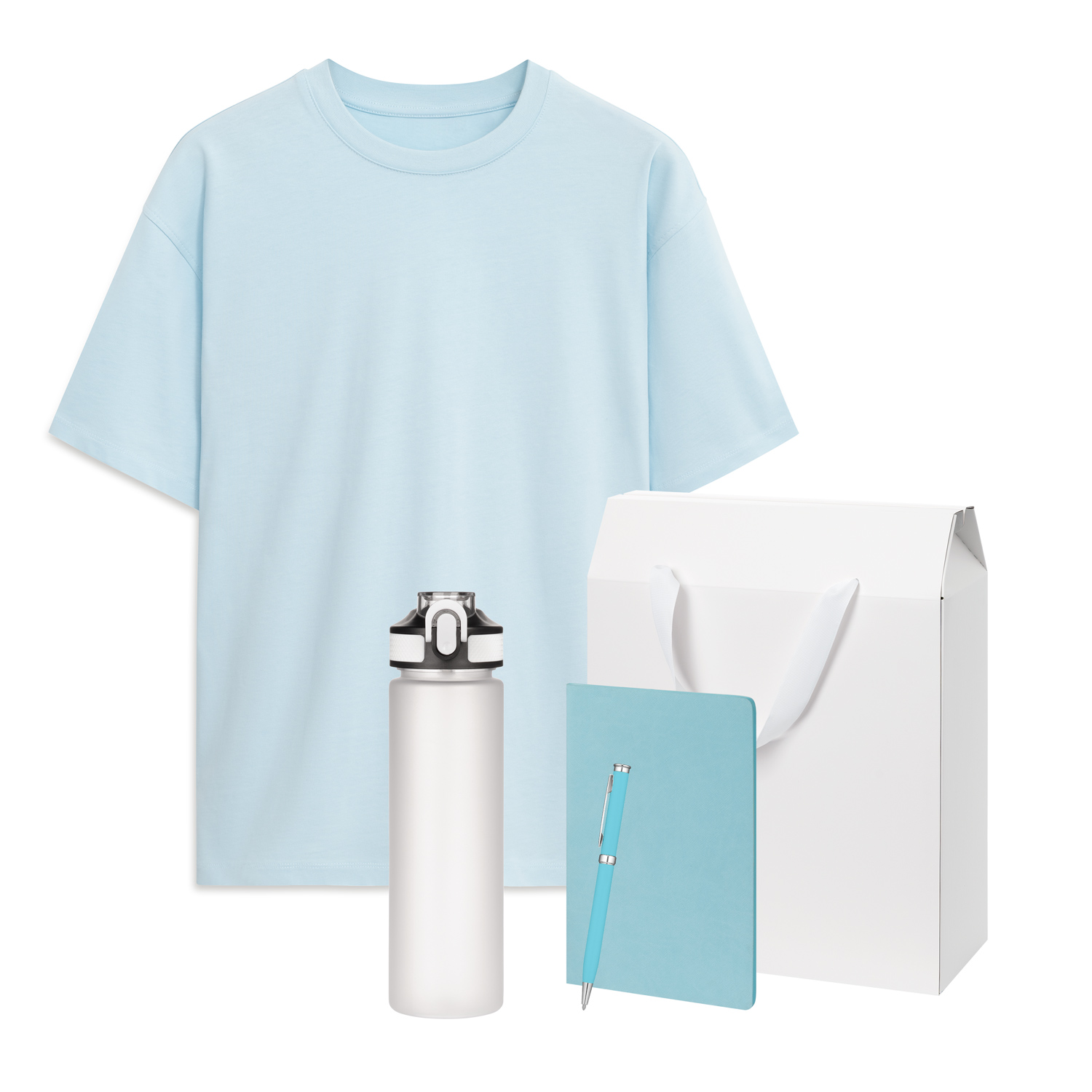 RUST Clothing Set (T-shirt, Bottle, Notebook, Pen), 3XL/4XL