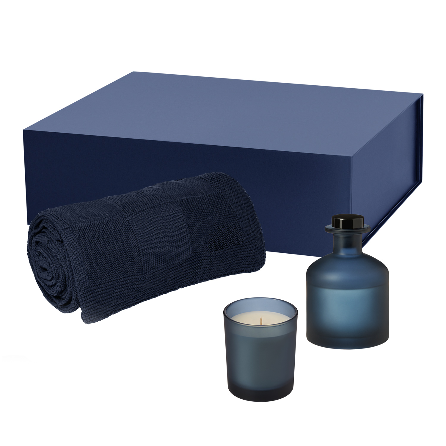 Enigma Cella Gift Set (Scented Candle, Diffuser, Plaid)